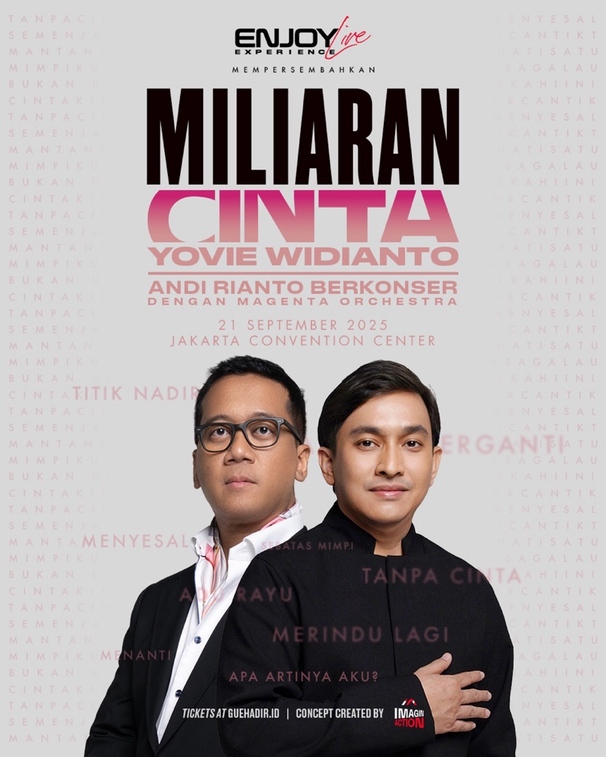 Romantisme di “Miliaran Cinta Yovie Widianto – Andi Rianto Berkonser”