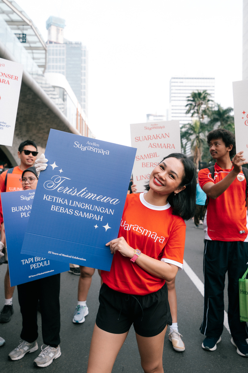 Road to Konser “Suarasmara”: Andien Ajak Publik Rawat Bumi Lewat Plogging